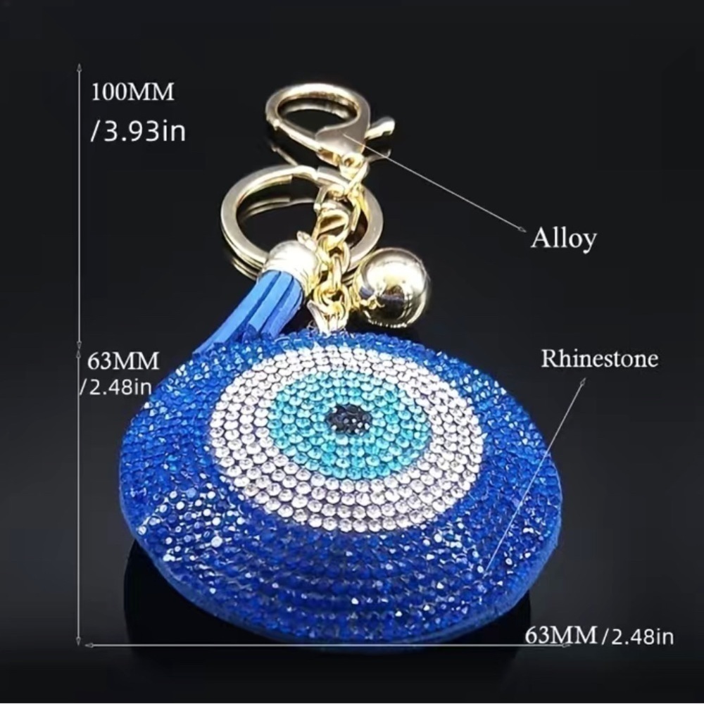 Eye key chain- PINK - Picture 2 of 3